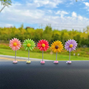 Creative Car Interior Decoration Petal Shaking Ornaments Center Console Screen Car Interior Accessories 2023 New Model