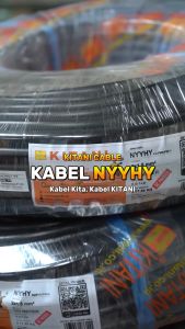 Kabel Listrik untuk Berbagai Kebutuhan: KITANI - NYYHY 3×1.5 mm² - 100 Meter