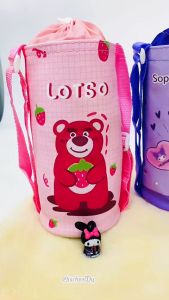 iSchoolDy Cartoon Beg Botol Bottle Bag Air Bottle Carrier Water Bottle Holder 卡通水壶袋