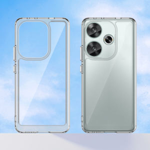 Ốp Lưng Trong Suốt Chống Sốc EUCAGR Cho Xiaomi Redmi Turbo 3 - Vỏ Chống Trầy Xước Có Khung Màu Bảo Vệ Điện Thoại