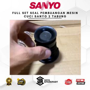 Full Set Seal Pembuangan Air Mesin Cuci Sanyo 2 tabung