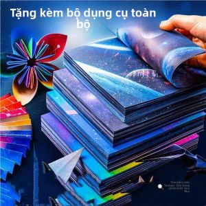 gumahus | Giấy Gấp Origami Hình Sao Đa Màu Kích Thước A4