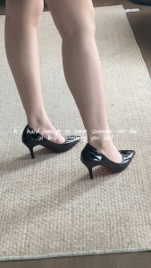 Falimottype Size 34-40 Womens Elegant Classic Stiletto High Heels Casual Solid Color Pointed Toe Professional Work Shoes
