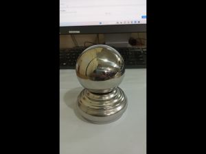 Mahkota Stainless Bola Set 3 inch x 3 inch aksesoris stainless steel