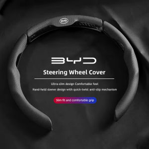 BYD CARE | Car Steering Wheel Cover Anti-Slip Accessories Valve Cap For BYD Atto 3 Yuan Plus Han Tang EV F3 E6 Song Qin Sealion 7 Seal U E5