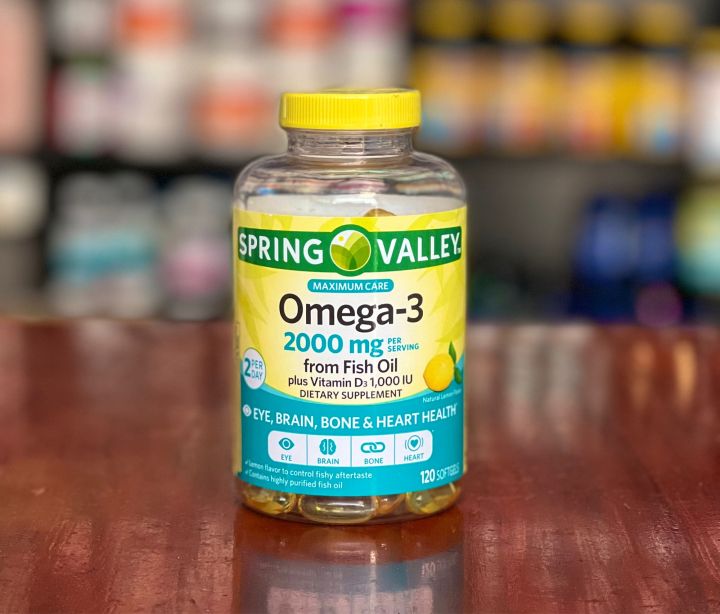 HCM D u c M Omega 3 2000mg Spring Valley 120 vi n Lazada.vn