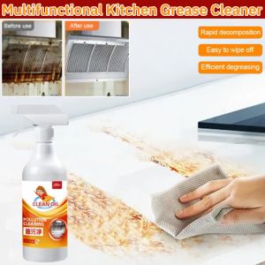 Multifunctional Kitchen Grease Cleaner Kitchen Range Hood Grease Grime Oil Stain Foam Solvent