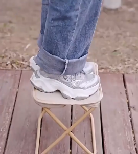 Portable Outdoor Folding Chair Seat Thickened Carbon Steel Outdoor Fishing Camping Chair with Carry Bag Aluminum Alloy Folding Stool