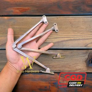 Hak Angin Jendela Tangan Wayang Kuningan Antik 29 cm 2 Pcs