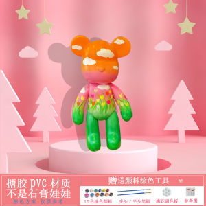 Búp Bê Không Phải Thạch Cao Jijimao Hộp Đựng Tiền Mặt DIY Chế Tác Thủ Công Tô Màu Búp Bê Phôi Trắng Trẻ Em Nhựa Vinyl Thỏ Sophie