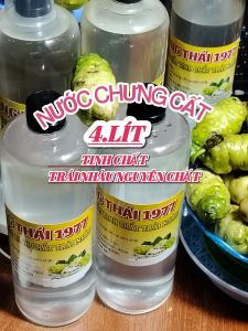 4.Lít - Loại Đặc Biệt - Nước nấu chưng cất tinh chất trái nhàu 👍