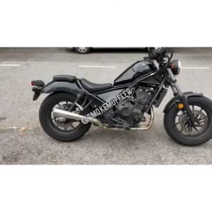 Knalpot Honda Rebel cmx 500 - Knalpot Rebel 500 fullset SMOKE MUFFLER