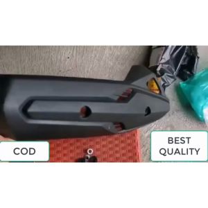 COVER TUTUP TAMENG PELINDUNG KNALPOT PROTECTOR MUFFLER MOTOR HONDA VARIO 125 OLD 2013 2014 HITAM ORI