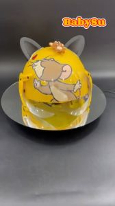 Mũ bảo hiểm trẻ em  hình Tom and Jerry có kính và không kính cao cấp chính hãng BabySu đến từ công ty Nam Phong