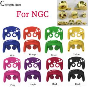Vỏ Thay Thế Nút Mạ Vàng ChengHaoRan Cho Tay Cầm Gamecube NGC Bao Gồm Cả Nắp Trên Và Dưới Dành Cho Nintendo
