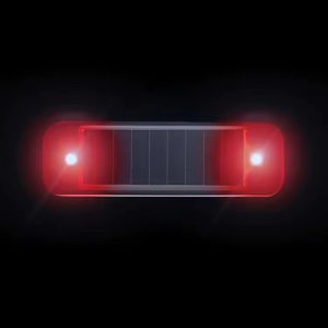 Mini LED Solar Power Car Warning Light Night Security Simulated Alarm Wireless Anti-Theft Caution Lamp Flashing Dummy Alarm Lamp