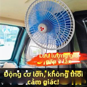 LUKSEN | Quạt Điện Gió Mạnh Động Lắc Im Lặng Dành Cho Xe Ba Bánh