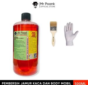 MR.poank pembersih jamur kaca dan kerak body mobil paling rekomendasi 500ML Lap