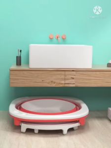 Bồn tắm gấp gọn dành cho người lớn thau tắm cho bé chất liệu nhựa silicon chịu đến 15.000 lượt gấp phù hợp với phòng tắm gia đình Việt Kích Thước Bồn Tắm 90X92X72Cm - Lazada