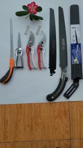 (FREESHIP) Combo Dụng Cụ Làm Vườn Cây Cảnh Bonsai Nhật Bản (Kéo Tỉa Trắng Kéo Cắt Cành Cưa Lách New và Cưa Barker Kèm Lưỡi) - Dụng Cụ Nông Nghiệp GD Smart