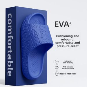 MONLEYTA | EVA Thick Bottom Slippers For Men And Women Indoor Bathroom Anti-Slip Summer Home Comfortable Slip-On Shoes Couple Slippers