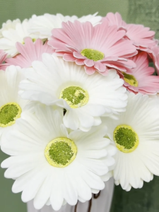 Artificial Flower Gerbera Small Daisy Fake Flower Decoration Living Room Bedroom Dining Table Flower Arrangement Decoration Sunflower Dried Flower Bouquet