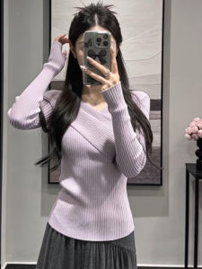 YUANYA | Quần Áo Knitwear Cổ V Phù Hợp Mùa Thu Đông