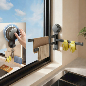 FANSANG | Giá Treo Khăn Bếp Đức Gắn Tường Đa thanh Quay Được