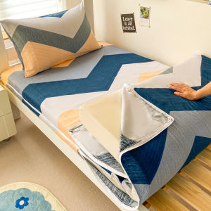 Dansunreve Bedsheet with Zipper Height 3.9inch Pure Cotton Dog Floral Zip Single Queen King Bed Sheet Mattress Cover Single Zipped Soft Comfortable