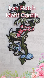 (Per Pcs) AP602B  Iron Patch Motif Cantik / Bordir Tempel Setrika