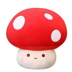 Hot  Kawaii Mushroom Plush Dolls Simulation Plant Pillow Lovely Toys For Home Decor Sleeping Cushion Stuffed Soft Dolls
