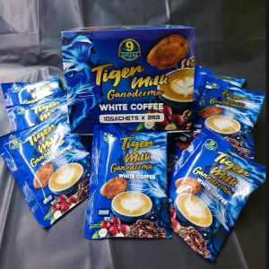 Kopi Lejend Tongkat Ali Asli / Kopi Gaja 20g | Tiger Milk Ganoderma White Coffee 25g per sachet