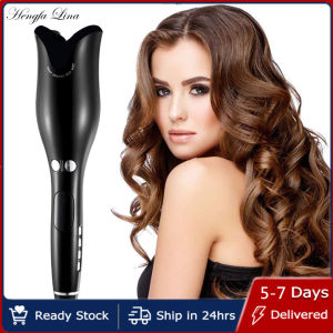 Hengfa Lina Automatic Hair Curler Wands Device Curling Irons Professional Ceramic Hair Curlers Machine Portable Big Looper Hair Curly Tools