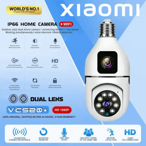 Xiaomi Dual Lens CCTV Camera Wifi Connect 360 With Audio and Speaker Auto Tracking Waterproof Alarm Surveillance IP Security Camera