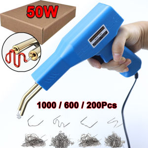 50W Plastic Welder Repair Welder Kit Hot Stapler Soldering Gun Car Bumper Repair Kit for Most Plastics