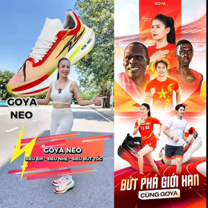 Giày thể thao chạy bộ nam nữ Goya Neo - Đế carbon chống xoắn siêu nhẹ êm năm 2025