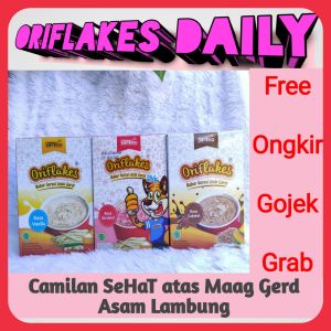 Oriflakes Daily Camilan sehat Dari Pati Garut irut jlarut umbi Garut bantu atasi maag gerd asam lambung secara alami membantu melapisi usus anda. Konsumsi secara rutin dan rasakan manfaat sekarang dan jangka panjang