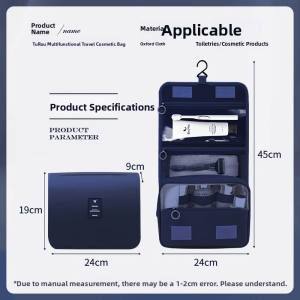 MONLEYTA | Travel Wash Bag Cosmetic Bag Large Capacity Waterproof For Men And Women Portable Makeup Bag Toiletry Bag Going Out