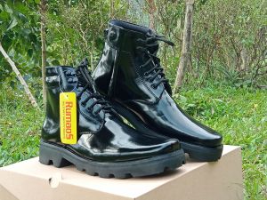Rumaos sol radial sepatu dinas tali/pantofel/PDH TNI POLRI SECURITY SATPAM SATPOL kulit
