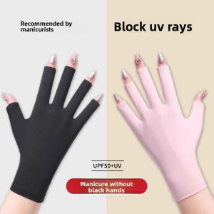 UV Protection Gloves for Nail Art