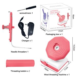Electric Wool Winder Wool Cluster Organizer Winder Electric Wool Knitting Electric Winder Tool