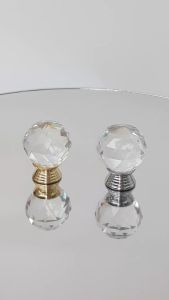 Etivo K16 Crystal Knob Handle | Tarikan Lemari Laci Pentol Kristal