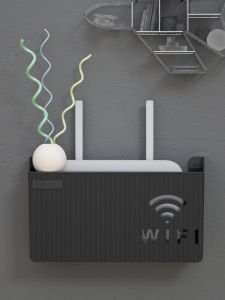 XYBP | Wall-mounted Drill-free TV Stand Wireless Router Shelf