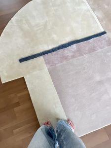 SoFINO | Unique Irregular Shaped Artistic French Retro Luxury Carpet