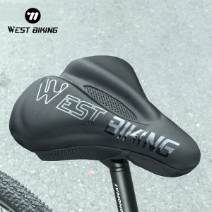 West Biking | WEST BIKING Bicycle Saddle Cover Thickened Shock Absorption MTB Bike Pad Comfortable Road Cycling Breathable Hollow Cushion