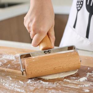Wooden Rolling Pin Pastry Pizza Crackers Dough Bakers Roller Kitchen Cooking Tool  Accessories For Baking Handheld Roller