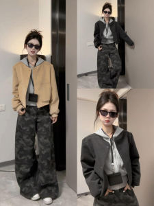 SUHUIQIAN | Thick Wool Blend Short Jacket for Petite