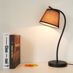 Minimalist Modern Thi Desk Lamp for Bedroom Creativity Adjustable Brightness Eye Protection Ideal for Students Dormitory