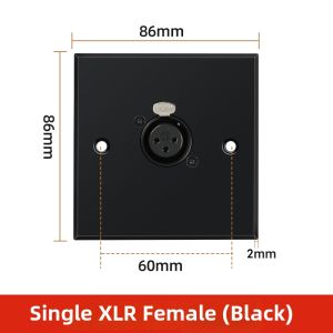TERIUX | Speaker Socket 86 Type Four Hole 3 Pin XLR