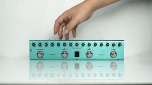 MVAVE TANK Guitar Multi Effect GM-VAVE Tank-G Efek Gitar Pedal Strip Rechargeable 36 Presets 9 Preamp Slots 8 IR Cab Slots 3 Modulation/Delay/Reverb Effects